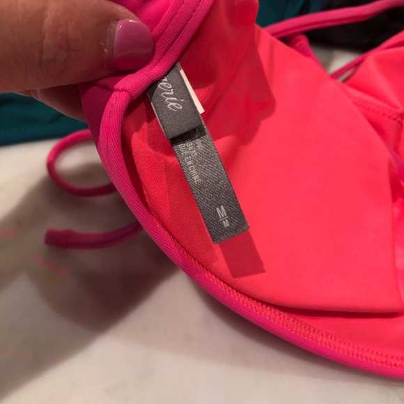 AERIE Lot of 3 High-Neck Swim Bikini Tops Size M GUC - Picture 3 of 4